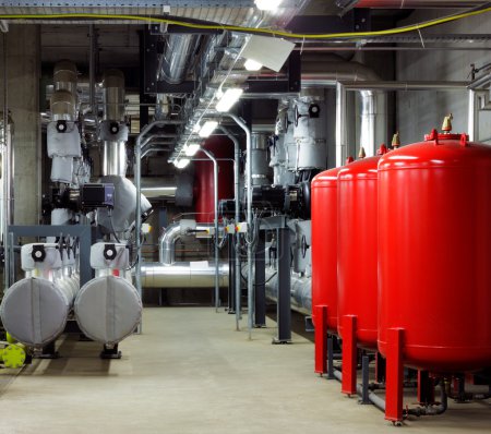Mechanical and electrical plant rooms