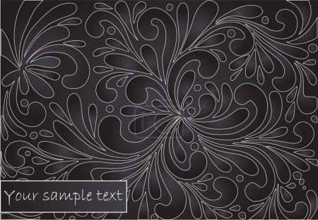 Seamless floral background for design