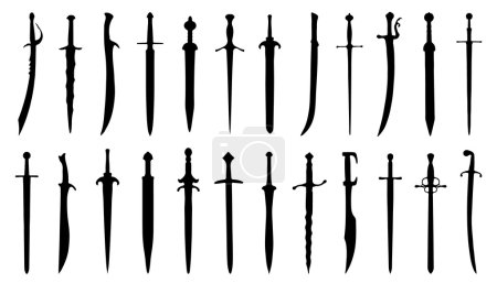 sword silhouettes