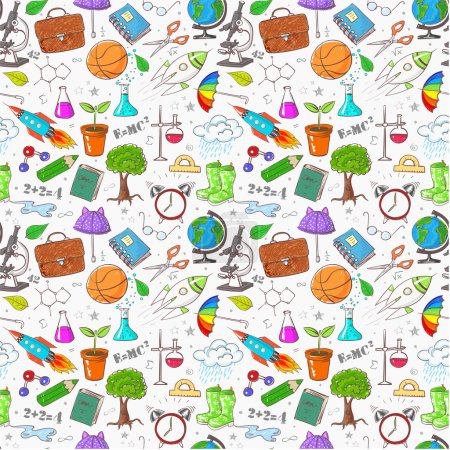 Back to school - seamless background