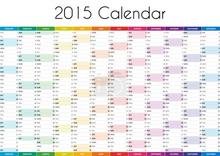 2015 Calendar - ENGLISH VERSION