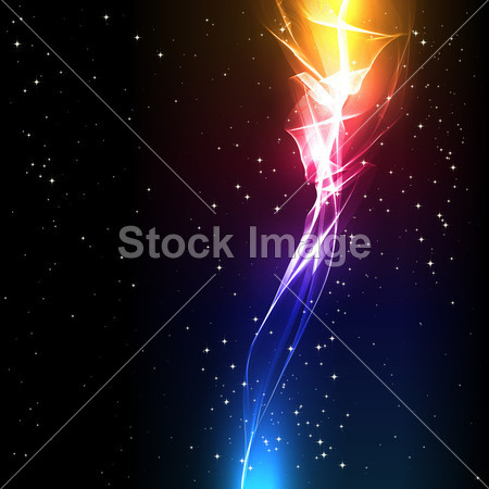 Vector abstract background with a light flower.