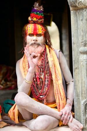 Nepalese sadhu man