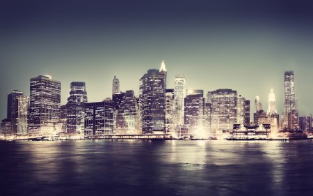 New York City Panorama at Night