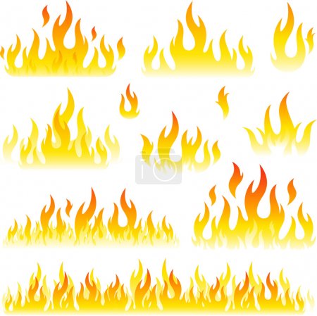 Flame design element