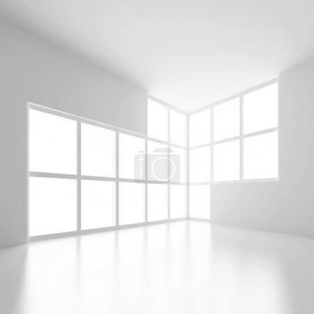 White Abstract Interior