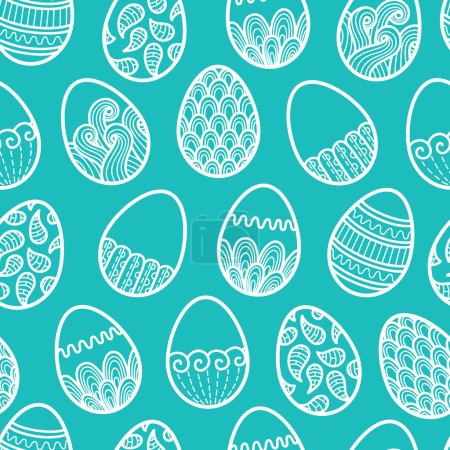 Doodle Easter pattern.