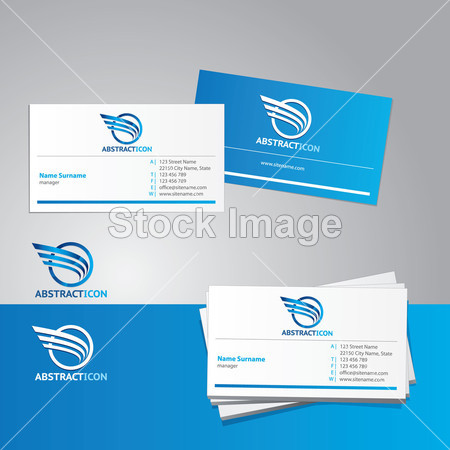 Vector business card