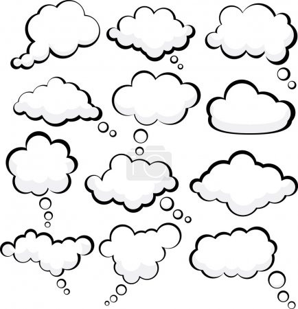 Speech clouds.