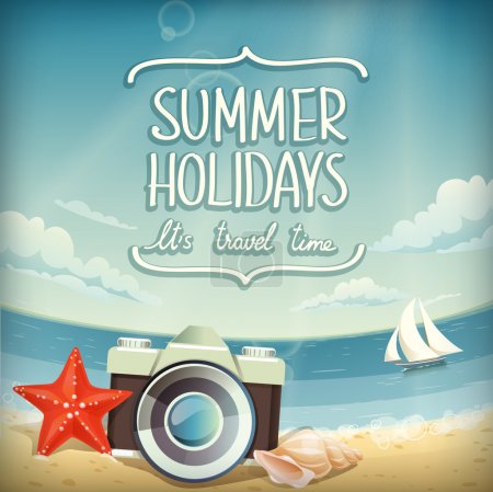 Background with holidays elements