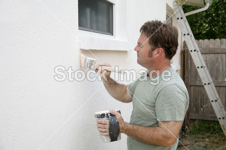 House Painter Working