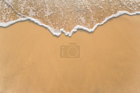 Wave on sand beach