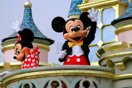 Hong Kong, China: Mickey and Minnie Mouse at Disneyland
