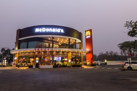 Chiang mai, Thailand - March 16: McDonald's Restaurant on March 