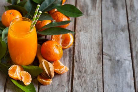Tangerine juice background
