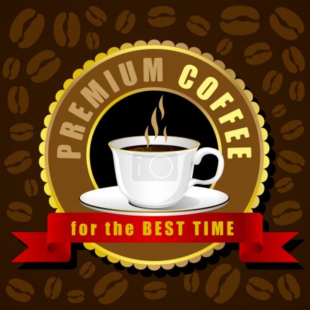 Coffee cup vector, Creative design cafe idea