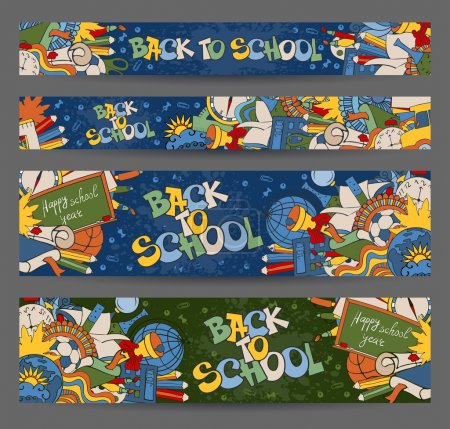 Back to School banners