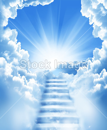 Stairs in sky