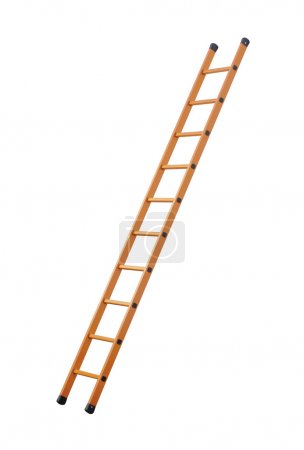 Ladder (clipping path!) isolated on white background