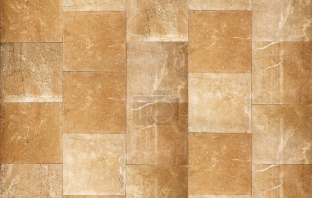 Beige and brown floor tiles